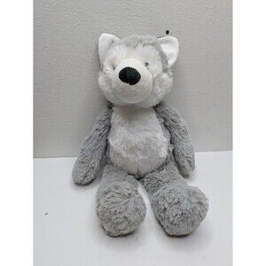 Carter's Grey Gray Husky Wolf 12” Plush Stuffed Animal 2022 Baby Toy